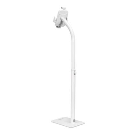 Manhattan Anti-Theft Floor Stand for Tablets/iPads 7.9" to 11" Height 790 to 1190mm White
