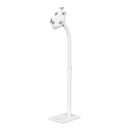 Manhattan Anti-Theft Floor Stand for Tablets/iPads 7.9" to 11" Height 790 to 1190mm White