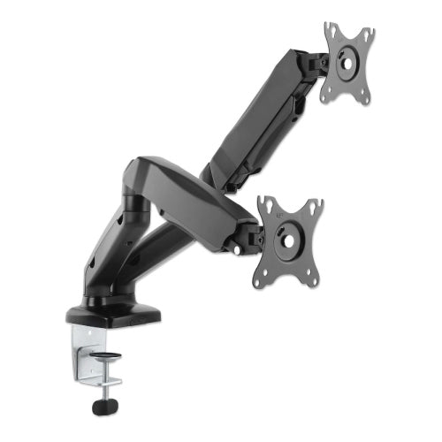 MANHATTAN Aluminum Gas Spring Dual Monitor Mount for 17-32" Monitors