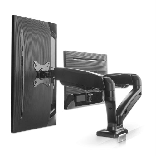MANHATTAN Aluminum Gas Spring Dual Monitor Mount for 17-32" Monitors