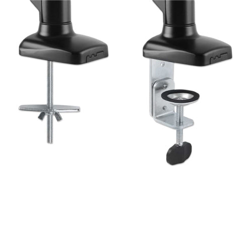 MANHATTAN Aluminum Gas Spring Dual Monitor Mount for 17-32" Monitors