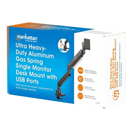 Monitor Stand Manhattan for 1 Monitor 17-57" Desk with Piston