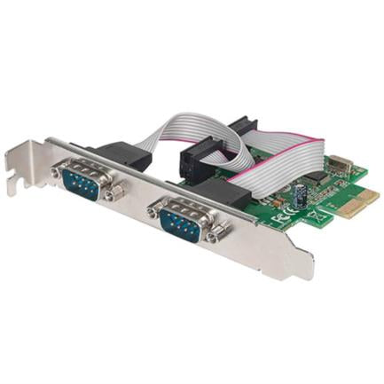Manhattan PCI Express Serial Card 2-Port DB9