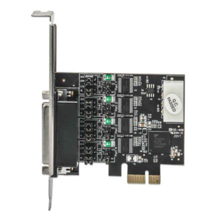 Manhattan PCI Express 4-Port Serial Card DB9