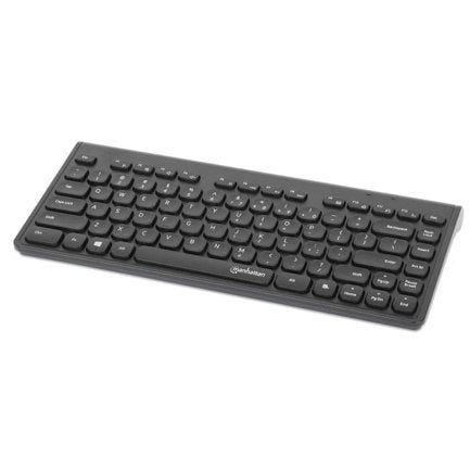 Manhattan 2.4G Black Wireless Chocolate Keyboard