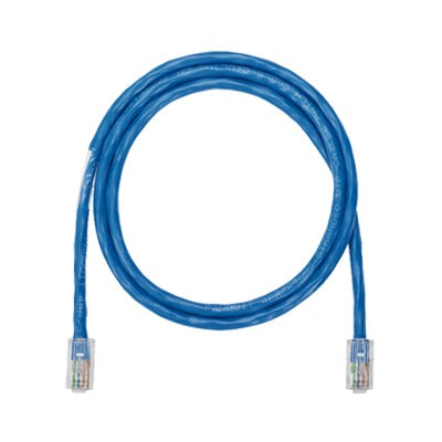 Cable de Parcheo UTP Categoría 5e, con Plug Modular en Cada Extremo - 1 Metro (3.28 Pies) - Azul