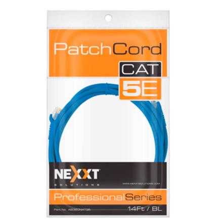 Nexxt Solutions Cat5e 100 MHz 4.27m 24 AWG Blue Network Patch Cable