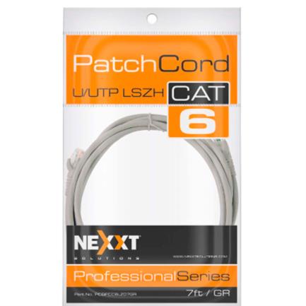 Nexxt Solutions U/UTP Cat6 210 Mts LSZ2H Connection Cable (Low Smoke Zero Halogen) Gray