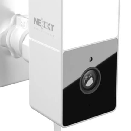 Nexxt Home NHC-F410 2K QHD 2304x1296p 3MP Outdoor 100° Surveillance Camera with Integrated Microphone, Sensors, and Speaker