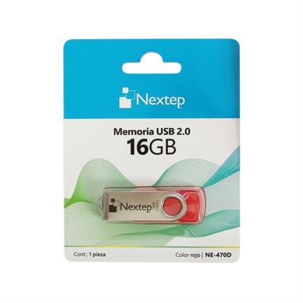 Nextep 2.0 Twist 16GB Red USB Flash Drive