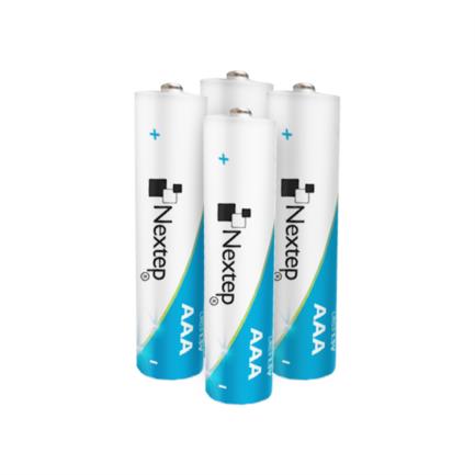 Pilas Nextep AAA Alcalinas LR03 1.5V c/4 Piezas