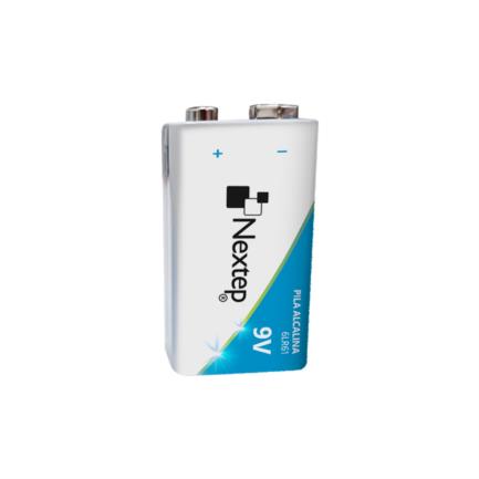 Nextep 9V Alkaline Square Batteries 6LR61 with 2 Pieces