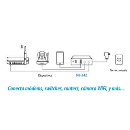 UPS Nextep Para Modem Tamaño Compacto