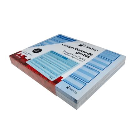 Expense Receipt Nextep 1/4 Letter 3 Pads W/50 EA