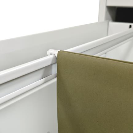 Archivero Metalico Nextep con 2 Cajones Ajustables Carta/Oficio con Cerradura