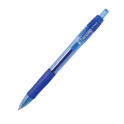Boligrafo Nextep Gel Retractil Mediano 0.7mm Azul c/6