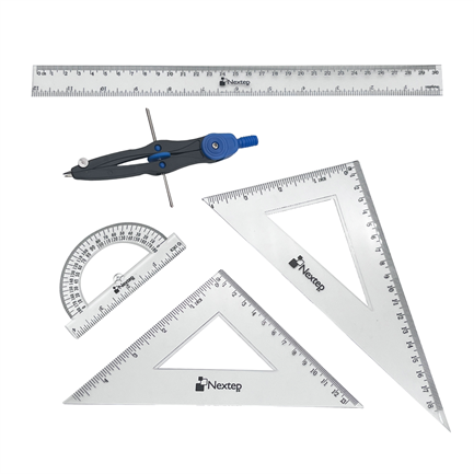 Juego de Geometria Nextep Grande 5 Piezas