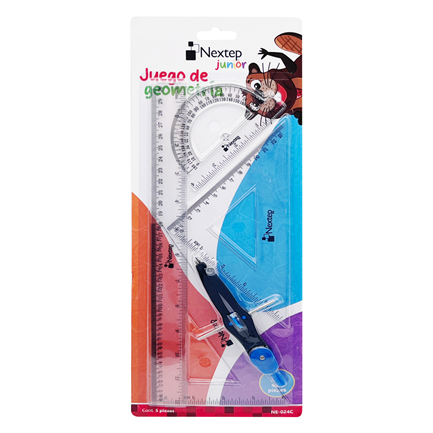Juego de Geometria Nextep Grande 5 Piezas