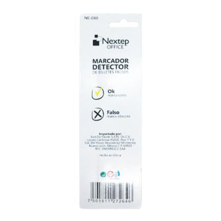 Marcador Nextep Detector de Billetes Falsos