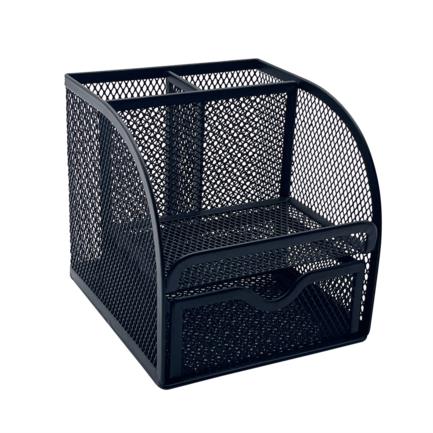 Organizador Nextep Malla Metalica 4 Secciones Negro