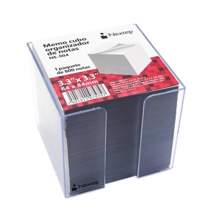 Memo Cube Nextep Note Organizer 3.3x3.3" Pack with 800 Notes