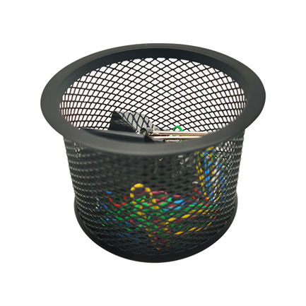 Porta Lapices Nextep Chico Malla Metalica 9x6cms