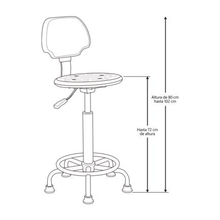 Silla de Trabajo Nextep Alta Resistencia