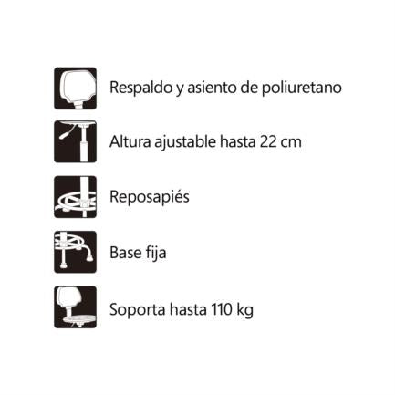 Silla de Trabajo Nextep Alta Resistencia