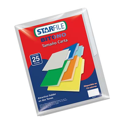 TWO-TONE FOLDER MAPASA LETTER SIZE GRAY PACK/25
