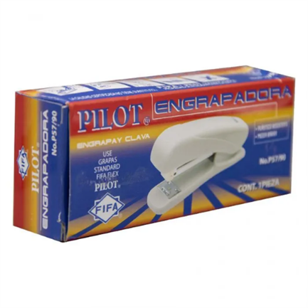 PILOT P-57 ECONOMICAL PLASTIC HALF STRIP STAPLER, HIGH RESISTANCE