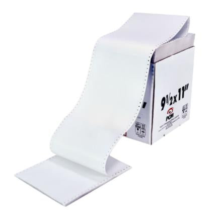 PCM Data Stock Paper 9.5x11" 3-Part White C/1000 Sheets