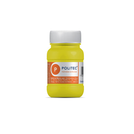 Politec Acrylic Paint Hanza Lemon 100ml No 307 Box with 6 pieces
