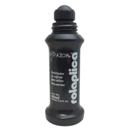 Azor Rolaplica 587 Black Stamp Ink 60ml