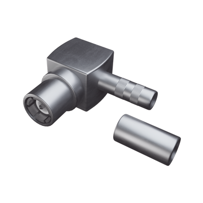 Conector SMB Macho en A/R de Anillo Plegable para RG-316/U, Grupo B1, Oro/ Oro/ Teflón.â€‹