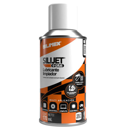 CLEANER LUBRICANT AND DEGREASER AEROSOL SILIMEX SILI JET E-PLUS 170ML