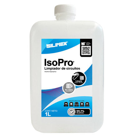 Silimex Isopropyl Alcohol Circuit Cleaner 99.7% Iso Pro 1LT