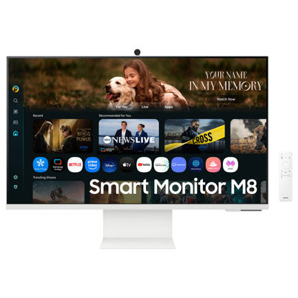 Samsung 32" Smart Monitor Vision AI Webcam 4K 3840x2160 60Hz VA Flat HDR10 4ms VESA100 M80F