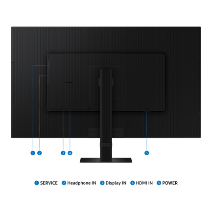 Samsung ViewFinity S7 32" 4K 3840x2160 Flat IPS 5ms 60Hz Black Monitor