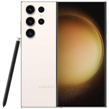 Smartphone Samsung S23 Ultra 6.8" 512GB/12GB Camera 200MP+12MP+10MP+10MP/12MP Octacore Android 13 Cream Color