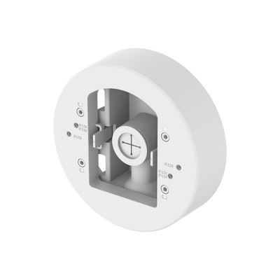 Montaje adaptador para instalacion en poste de camaras Domo y Bala serie X o P marca Hanwha