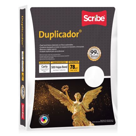 Scribe Duplicator Cut Paper Letter 99% Brightness 78gsm Box W/5000 Sheets
