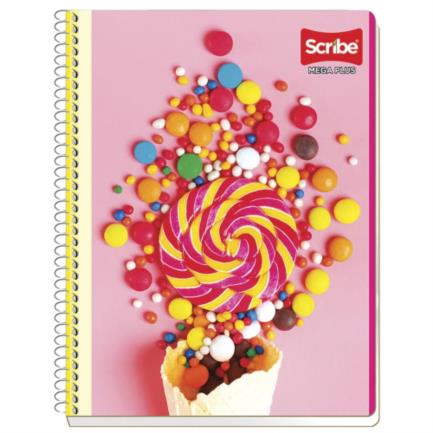 Scribe Mega Plus French Spiral Notebook 100 Sheets 48 Pages