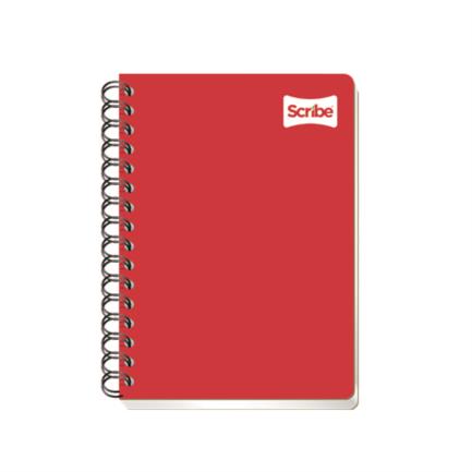 Scribe French Ruled Notebook, Spiral Bound, Small Graph, C5, 100 Sheets