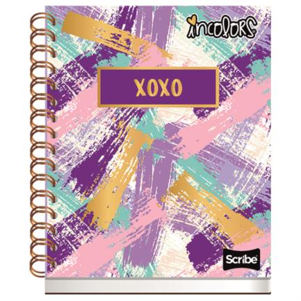 Scribe Book Incolors Lined Hardcover Twin-Wire Notebook 100 sheets