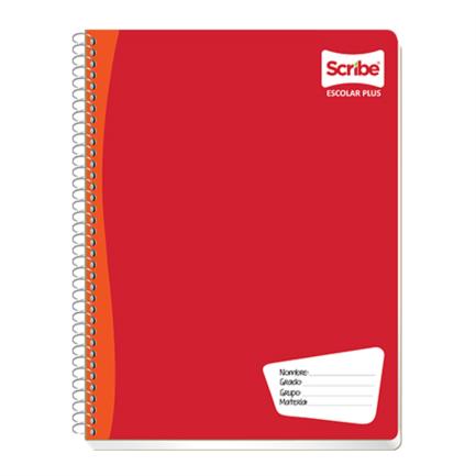 Scribe Professional School Notebook C5 Small Square Double Spiral 200 Pages