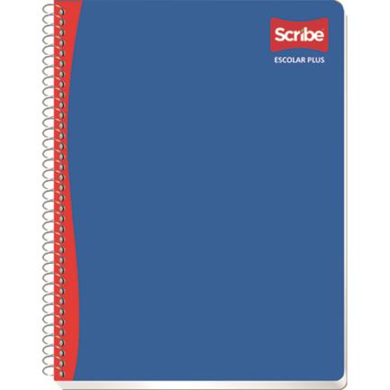Cuaderno Profesional Scribe Escolar C7 Cuadro Grande Espiral Doble 200 Hojas