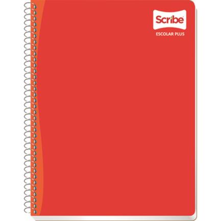 Scribe School Professional Notebook C7 Large Square Double Spiral 200 Pages