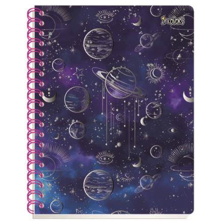 Scribe Incolors Double Spiral Notebook, Ruled, 100 Sheets