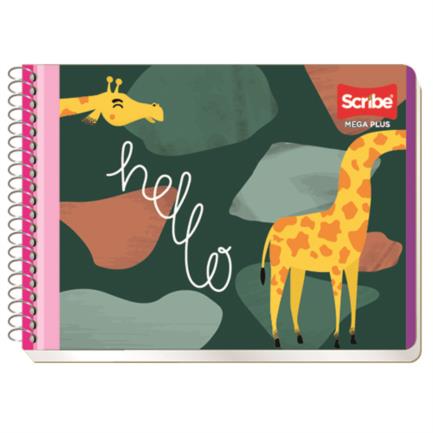 Scribe Mega Ruled Spiral Italian Notebook 100 sheets