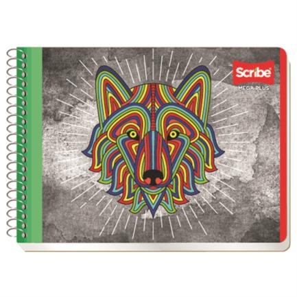 Scribe Mega Ruled Spiral Italian Notebook 100 sheets